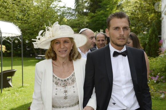 Exclusif - Mariage de Audrey et Alexandre de l'émission "Qui veut épouser mon fils saison 2" au Manoir des Cygnes à Le Coudray-Montceaux, le 6 juillet 2014.