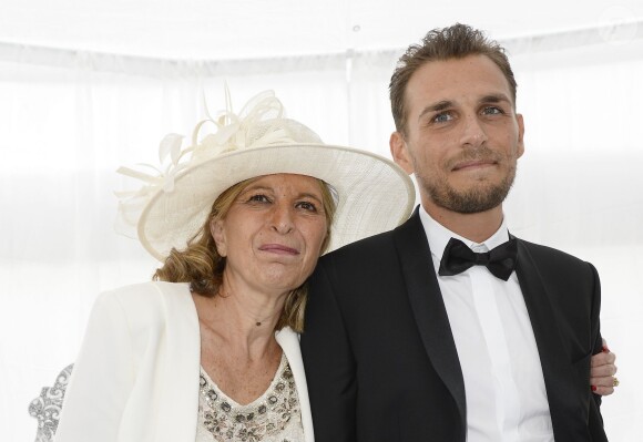 Exclusif - Mariage de Audrey et Alexandre de l'émission "Qui veut épouser mon fils saison 2" au Manoir des Cygnes à Le Coudray-Montceaux, le 6 juillet 2014.