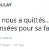 Tweet de Jean-Luc Azoulay au sujet de la mort de Thierry Redler.