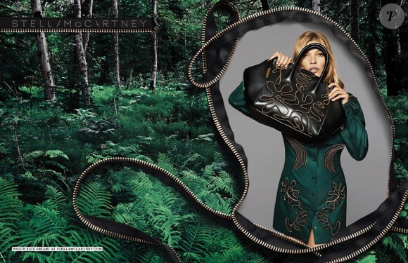 Kate Moss photographiée par Mert et Marcus pour Stella McCartney. Campagne publicitaire automne-hiver 2014-2015.