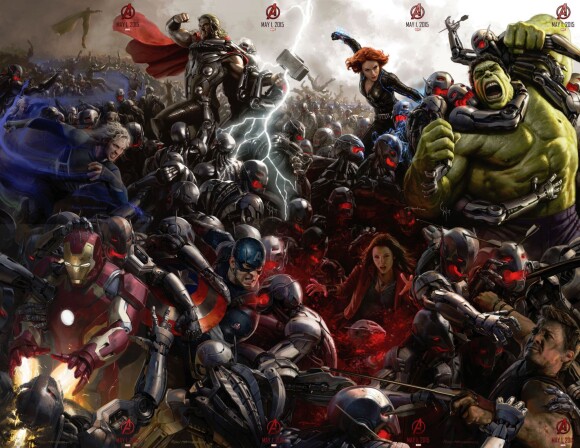 Le concept art d'Avengers 2 révélé au Comic-Con 2014 de San Diego.