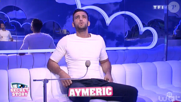 Aymeric dans la quotidienne de Secret Story 8, le jeudi 31 juillet 2014, sur TF1