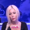 Julie dans la quotidienne de Secret Story 8, le jeudi 31 juillet 2014, sur TF1