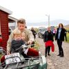 Vincent et Joséphine avec le prince en quad avec leur père ! Le prince Frederik et la princesse Mary de Danemark avec leurs enfants Christian, Isabella, Vincent et Joséphine le 1er août 2014 au Groenland, premier jour de leur visite officielle.