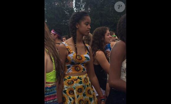 Malia Obama a assisté au festival de musique de Lollapalooza à Chicago, le dimanche 3 août 2014.
