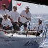 Le roi Felipe VI d'Espagne a pris la barre du voilier Aifos le 6 août 2014 pour participer à une manche de la Copa del Rey, à Palma de Majorque.
