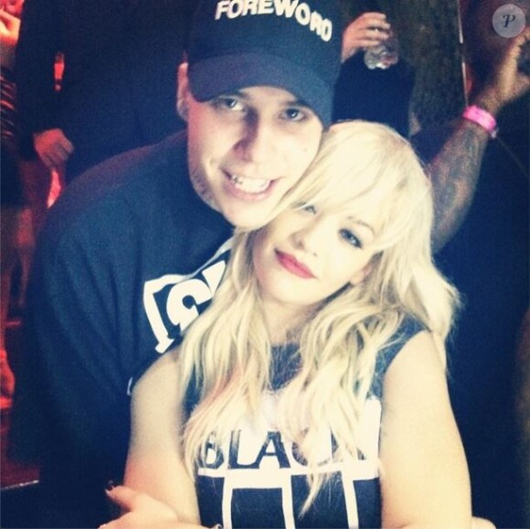 Rita Ora et son nouveau petit ami Ricky Hil. Juillet 2014.