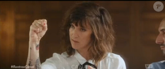 Daphné Bürki dans le court métrage de présentation de la rentrée de Canal+.