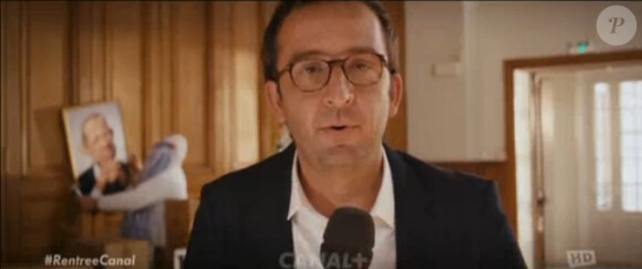 Cyrille Eldin dans le court métrage de présentation de la rentrée de Canal+.