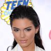 Kendall Jenner tout de blanc vêtue aux Teen Choice Awards à Los Angeles, le 10 août 2014