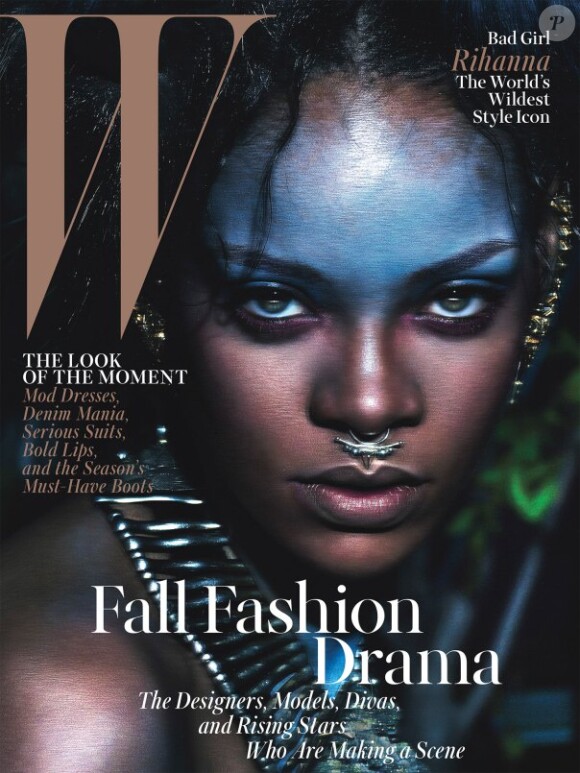 Rihanna, photographiée par Mert et Marcus pour le magazine W. Septembre 2014.