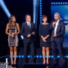Karine Ferri, Nikos Aliagas, Laurence et Pierre Lemarchal au Zénith de Paris pour la soirée spéciale consacrée à Grégory Lemarchal, diffusée le samedi 16 août à 20h55 sur TF1.