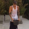 Justin Bieber a pris part au défi Ice Bucket Challenge, le 17 août 2014.