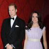 Le duc et la duchesse de Cambridge version cire chez Mme Tussauds New York, le 4 avril 2012