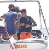 Exclusif - Justin Bieber pendant ses vacances à Ibiza, le 3 août 2014.