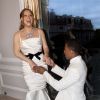 Mariah Carey et Nick Cannon fêtent leurs 4ans de mariage à Paris. Mars 2012.