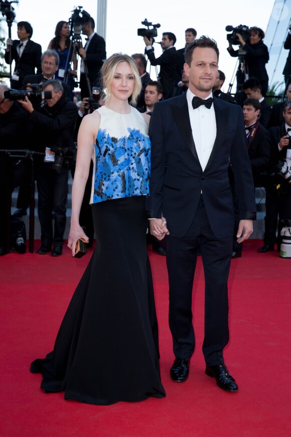 Josh Charles et sa femme Sophie Flack, à Cannes, le 20 mai 2014.