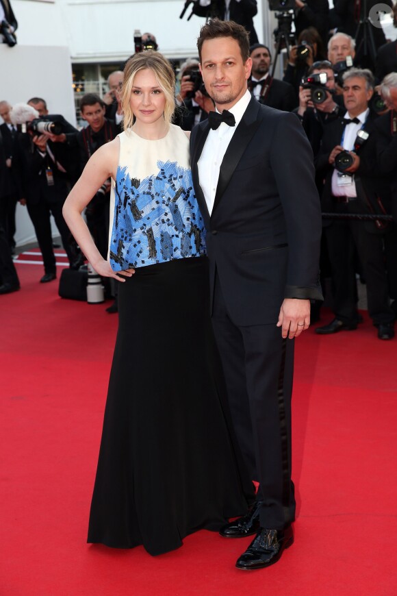 Josh Charles et sa femme Sophie Flack, à Cannes, le 20 mai 2014.