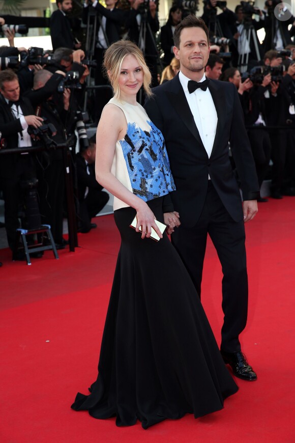 Josh Charles et sa femme Sophie Flack, à Cannes, le 20 mai 2014.