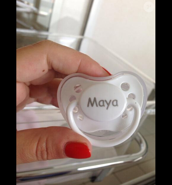 Emilie Mazoyer a accouché d'une petite Maya le 24 août dernier.