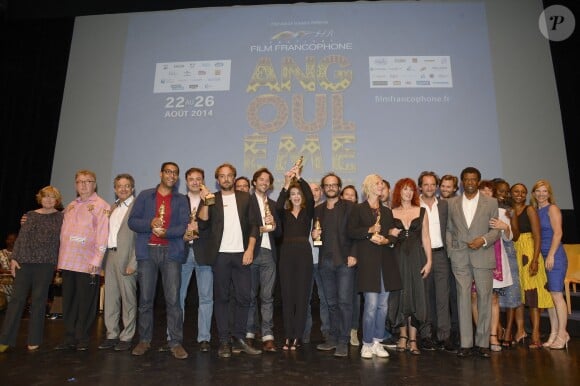 Remise des prix lors de la 7e édition du Festival du film francophone d'Angoulême, le 26 août 2014.