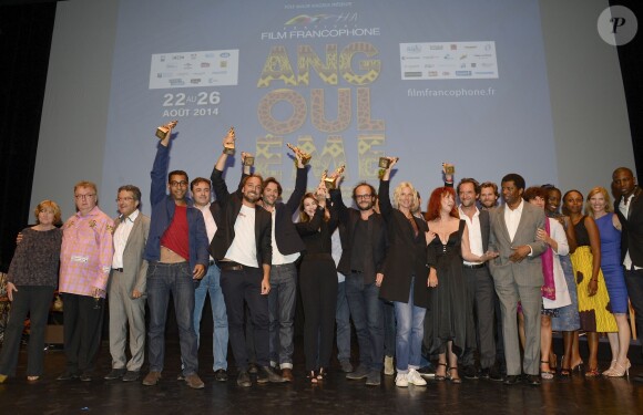 Remise des prix lors de la 7e édition du Festival du film francophone d'Angoulême, le 26 août 2014.