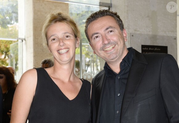 Gérald Dahan et son amie Claire - Remise des prix lors de la 7e édition du Festival du film francophone d'Angoulême, le 26 août 2014.