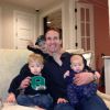 Drew Brees avec ses garçons, photo de son profil Twitter. Drew Brees, quarterback star des Saints de La Nouvelle-Orléans en NFL, et sa femme Brittany ont accueilli le 25 août 2014 leur quatrième enfant, une petite fille.