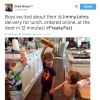 Les trois fils de Drew Brees en août 2014. Drew Brees, quarterback star des Saints de La Nouvelle-Orléans en NFL, et sa femme Brittany ont accueilli le 25 août 2014 leur quatrième enfant, une petite fille.