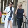 Kendall Jenner et Hailey Baldwin se promènent à Manhattan. New York, le 28 août 2014.