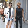 Kendall Jenner et Hailey Baldwin se promènent à Manhattan. New York, le 28 août 2014.