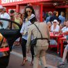 La très jeune compagne de Lionel Richie a croisé le gendarme de Saint-Tropez, le 27 août 2014