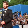 Andrew Garfield barbu - Première du film "99 Homes" lors du 71e festival international du film de Venise, le 29 août 2014.