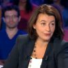 Cécile Duflot sur le plateau d'On n'est pas couché sur France 2, le samedi 30 août 2014.