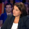 Cécile Duflot sur le plateau d'On n'est pas couché sur France 2, le samedi 30 août 2014.