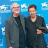 Barry Levinson et Al Palcino - Photocall du film "Manglehorn" lors du 71e festival international du film de Venise, le 30 août 2014.