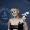 Miley Cyrus à la cérémonie des MTV Video Music Awards à Inglewood, le 24 août 2014.