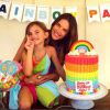 Anja, la fille d'Alessandra Ambrosio et Jaime Mazur, fête ses 6 ans. Los Angeles, le 31 août 2014.
