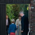  Le prince Emmanuel de Belgique, accompagné par son père le roi Philippe, a fait sa troisième rentrée des classes à l'école spécialisée Eurêka, le 1er septembre 2014, au domaine Kessel-Lo à Louvain. 