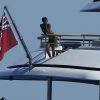 Rihanna, en vacances sur un yacht dans le Sud de la France. Le 2 septembre 2014.
