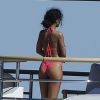 Rihanna, en vacances dans le Sud de la France. Le 2 septembre 2014.
