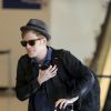 Patrick Stump à LAX à Los Angeles, le 27 août 2014
