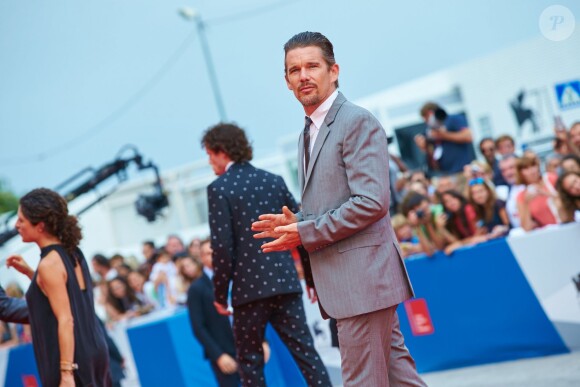 Ethan Hawke à la première du film "Cymbeline" lors du 71e festival international du film de Venise, la Mostra, le 3 septembre 2014.