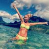Tatiana Laurens dévoile son corps de rêve à Tahiti, lors du tournage de L'île des Vérités 4