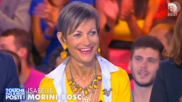 Isabelle Morini-Bosc - Emission "Touche pas à mon poste" sur D8. Le 5 septembre 2014.