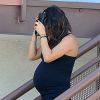 Mila Kunis, enceinte, à Los Angeles, le 5 septembre 2014. 