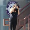 Mila Kunis, enceinte, quitte son cours de yoga à Sherman Oaks, le 5 septembre 2014.
