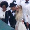 Exclusif -  Evan Ross et Ashlee Simpson lors de leur mariage dans la maison de Diana Ross à Greenwich dans le Connecticut, le 30 août 2014. 