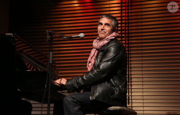 Julien Clerc - Soirée Hommage à Etienne Roda-Gil à l'occasion des 10 ans de sa disparition à la Sacem à Neuilly-sur-Seine, le 26 mai 2014.