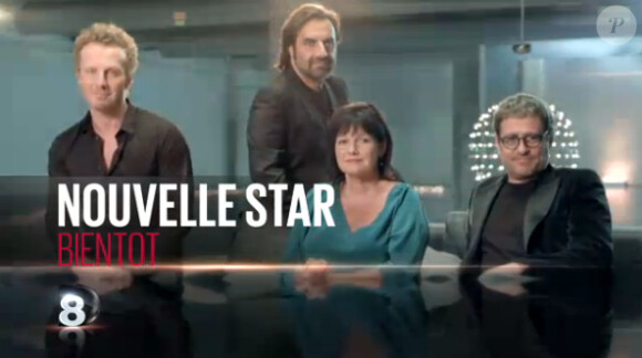 Le jury dans la bande-annonce de Nouvelle Star 2014 sur D8